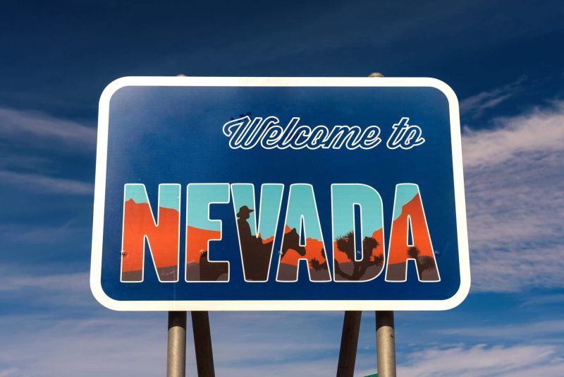 Welcome to Nevada sign